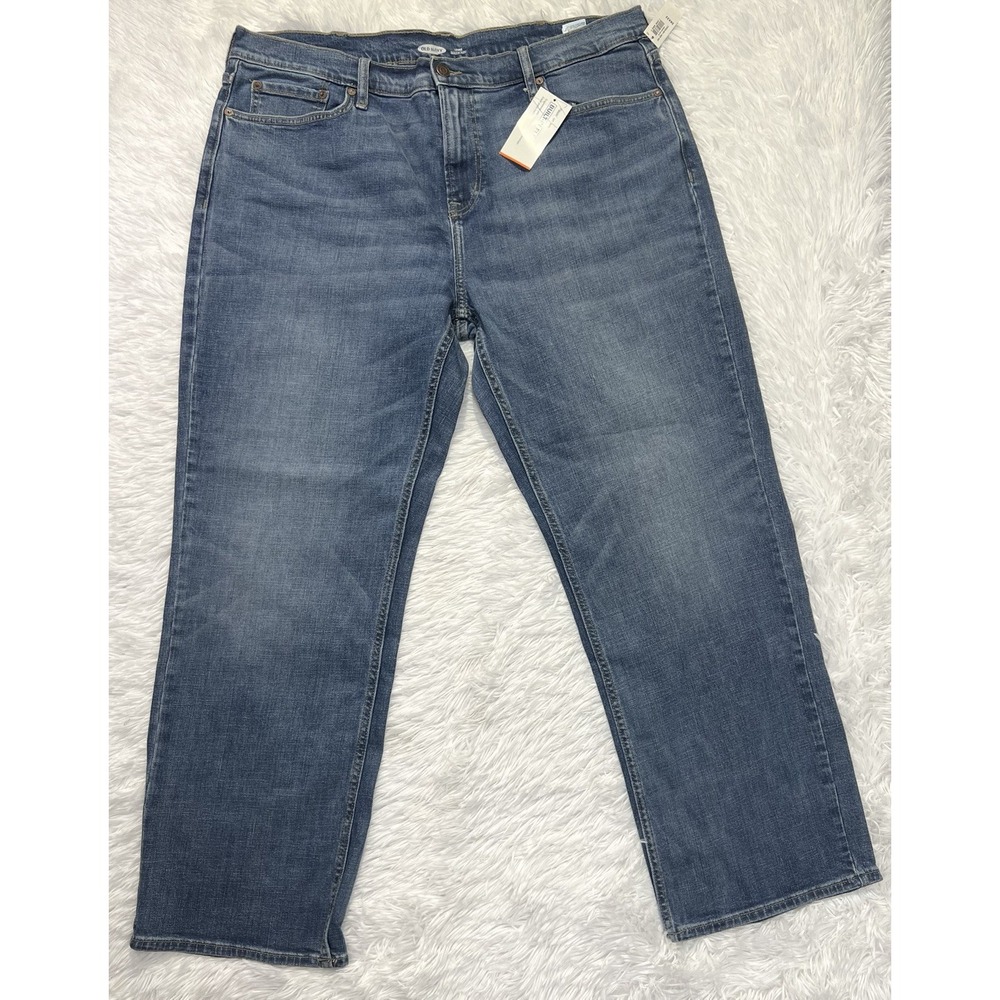 NWT Old Navy Built in Flex Blue Loose Cut Jeans Men's size 38x32